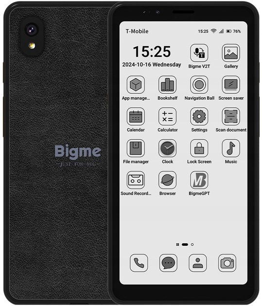 Електронна книга Bigme HiBreak Smartfon B&W - зображення 1
