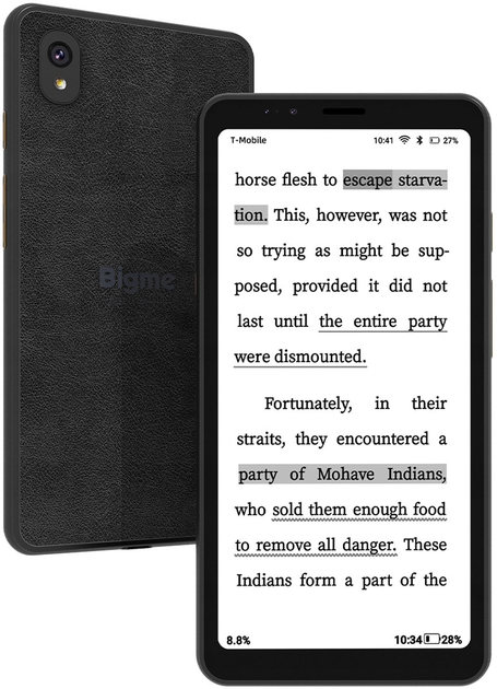Електронна книга Bigme HiBreak Smartfon B&W - зображення 2