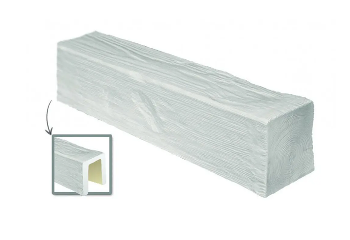 Балка поліуретанова DECOWOOD Модерн ED 106 (3 м) classic 12х12 Білий - зображення 2