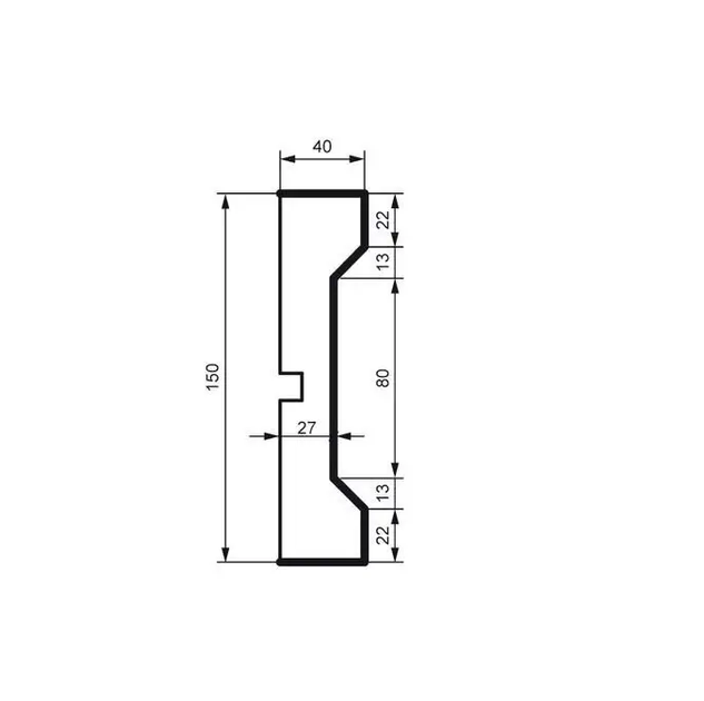 Молдинг фасадный Prestige Decor MC 161 2000 мм - изображение 2