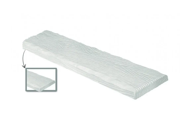 Панель полиуретановая DECOWOOD Рустик ET 305 (3 м) classic 19х3,5 Белый - изображение 2