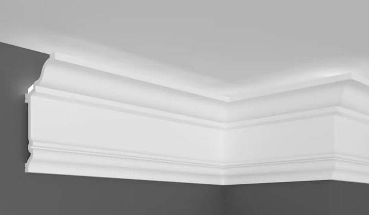 Карниз полимерный для LED-освещения Grand Décor KH 919 Жесткий 2000 мм - Фото 4 Карниз полимерный для LED-освещения Grand Décor KH 919 Жесткий 2000 мм - изображение 4
