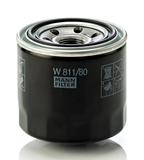 Фильтр масла MANN W811/80 (Mitsub.Mazda,Honda,Hyundai) - изображение 4