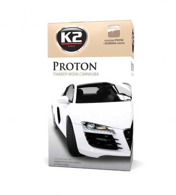 Полироль кузова с воском K2 Proton G040 (с губкой и тряпкой) - 200мл - Фото 2 Полироль кузова с воском K2 Proton G040 (с губкой и тряпкой) - 200мл - изображение 2