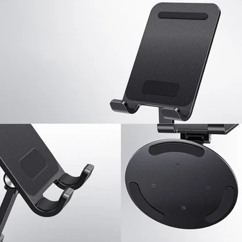 Подставка настольная Ugreen универсальная для телефона планшета металлическая Black (LP805) - изображение 4