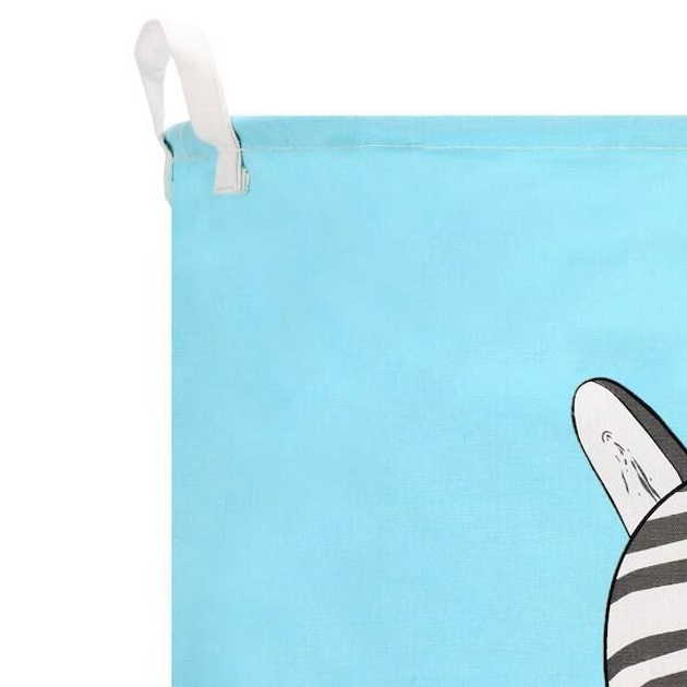 Kosz do przechowywania zabawek Springos z uszami zebra 80 l (5907719439013) - obraz 3