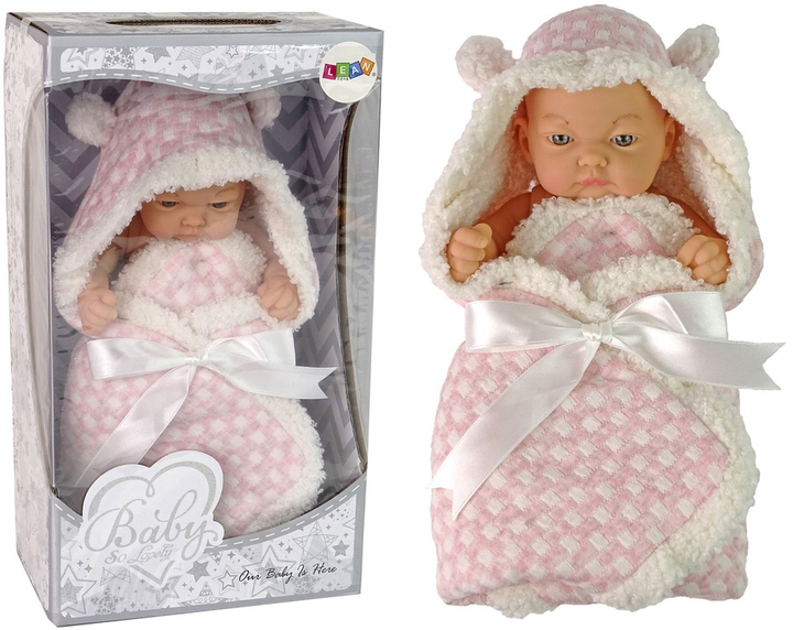 Пупс Lean Toys з піжамою та бантом Pink 24 см (5905214972042) - зображення 2