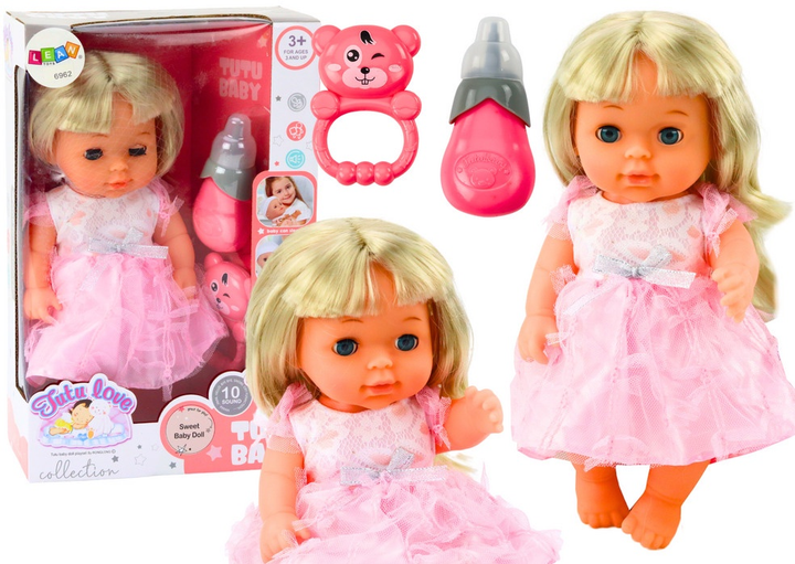 Пупс Lean Toys з функцією пісяння Light Pink 33 см (5905991009436) - зображення 2