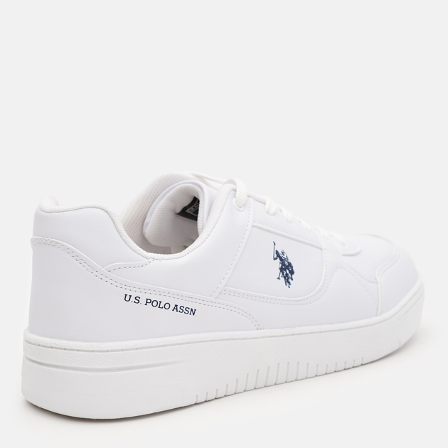 Чоловічі снікери U.S. Polo Assn 4W,Lee 4Pr 101571985 41 Білі (8684317774919) - зображення 5