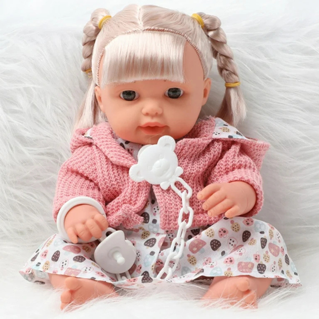 Пупс Lean Toys з аксесуарами Pink 30 см (5905991055693) - зображення 4