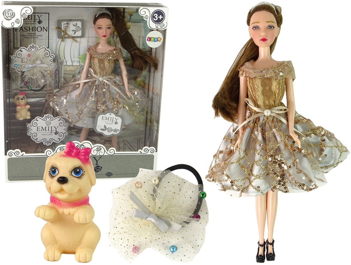 Lalka Lean Toys Emily z akcesoriami 30 cm (5905515359900) - obraz 2