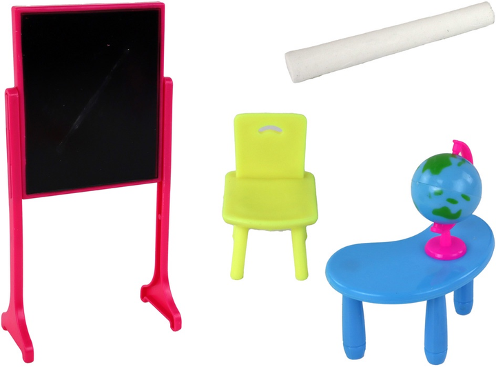 Набір ляльок Lean Toys Вчителька 31 см + Учень 11. 5 см + аксесуари (5905515355599) - зображення 6