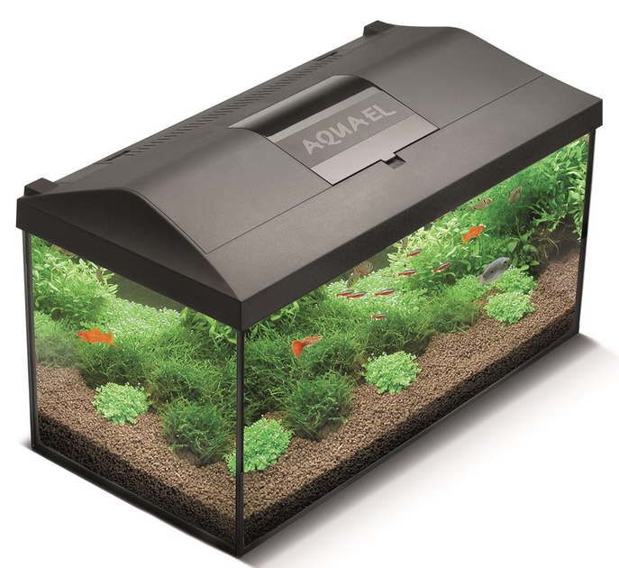 Акваріумний набір Aquael Leddy 60 BIOFS D&N 2.0 54 L Black (5905546333191) - зображення 1