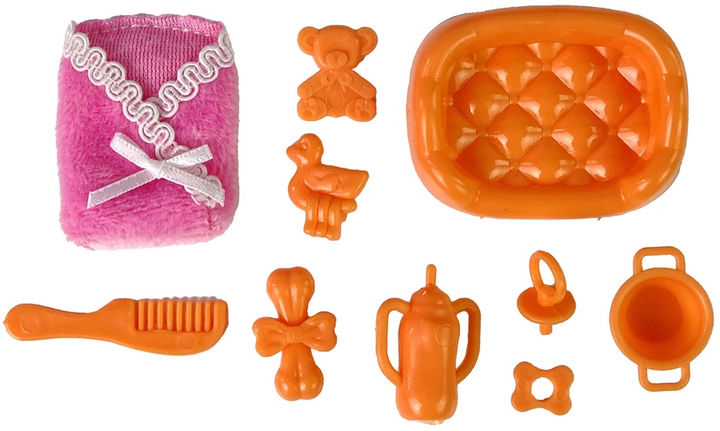 Zestaw lalek Lean Toys Mama w ciąży 30 cm + Syn 10 cm + Akcesoria (5905679072509) - obraz 8