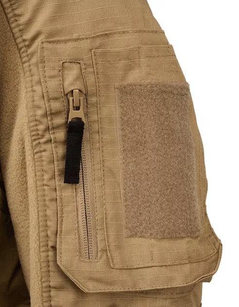 Флісова куртка Brandit Combat Ripstop Coyote XL - зображення 2