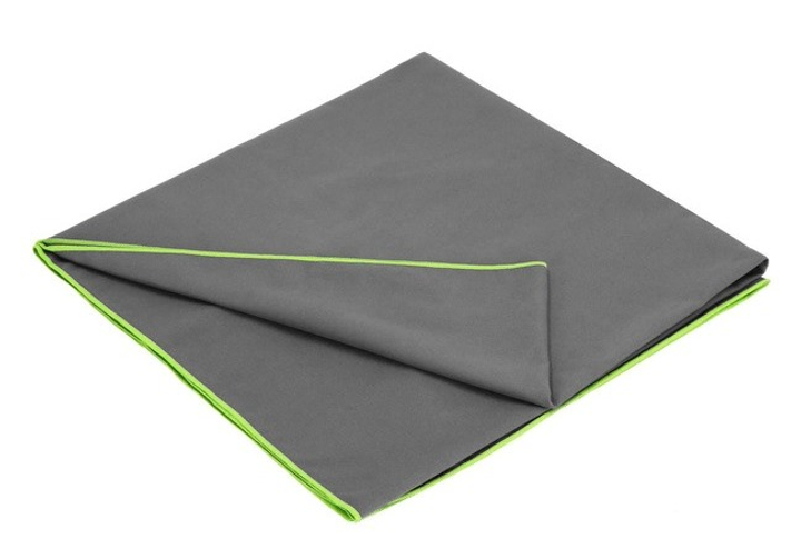 Ręcznik z mikrofibry Springos plażowy szybkoschnący 180 x 90 cm szaro-zielony (5907719435459) - obraz 8