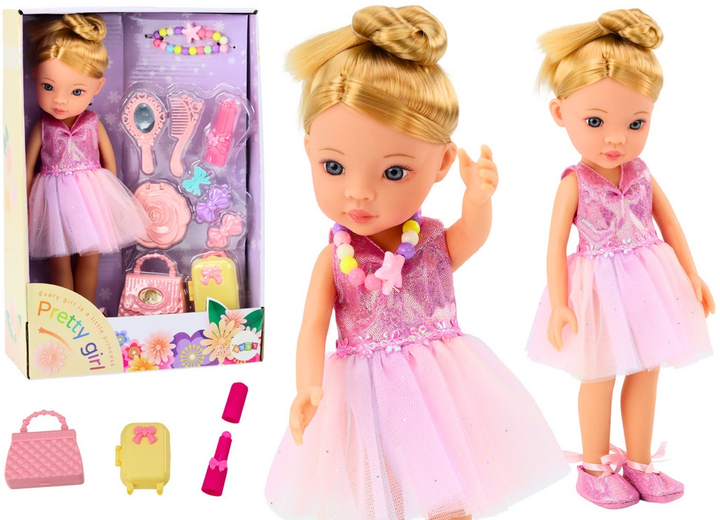 Lalka Lean Toys Baletnica z akcesoriami 34 cm (5905991015215) - obraz 2