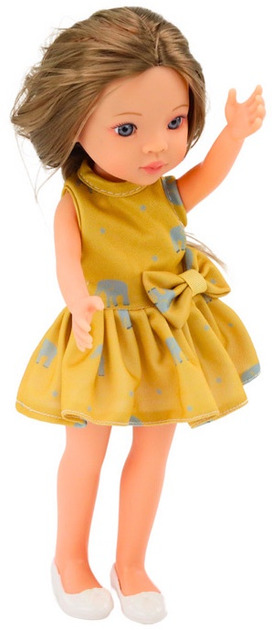Lalka Lean Toys w żółtej sukience 33 cm (5905991015192) - obraz 4