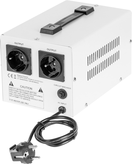 Стабілізатор напруги Kemot MSER-500 500VA 3% (5901890048927) - зображення 3