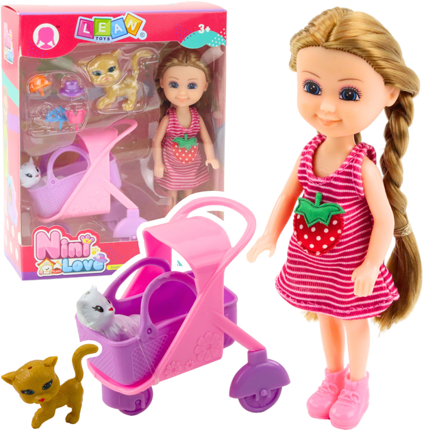 Міні-лялька Lean Toys з аксесуарами 14 см(5905991056362) - зображення 2
