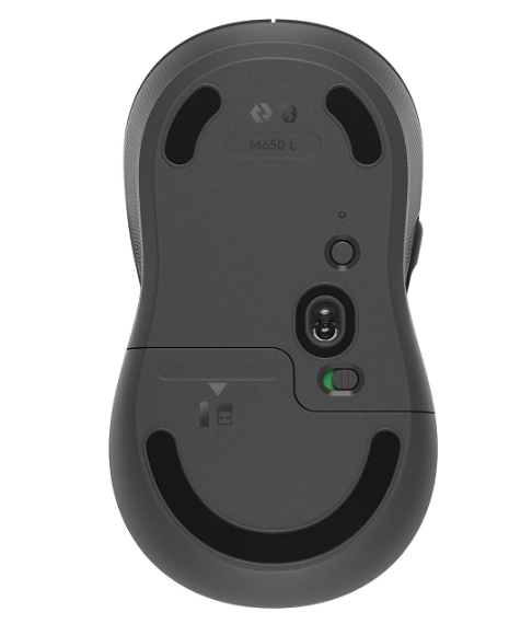 Мышь Logitech Signature M650 Wireless Mouse Graphite (910-006253) - Фото 5 Мышь Logitech Signature M650 Wireless Mouse Graphite (910-006253) - изображение 5