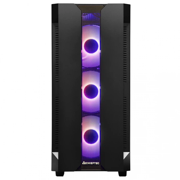 Корпус Chieftec Gaming Hunter Tempered Glass Edition (GS-01B-OP) - Фото 2 Корпус Chieftec Gaming Hunter Tempered Glass Edition (GS-01B-OP) - изображение 2