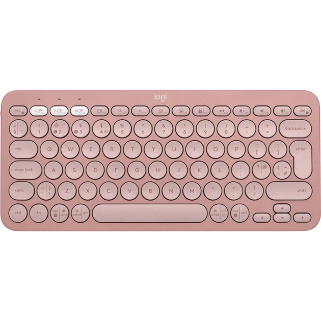 Logitech K380s Multi-Device Bluetooth UA Rose (920-011853) - Фото 1 Logitech K380s Multi-Device Bluetooth UA Rose (920-011853) - зображення 1