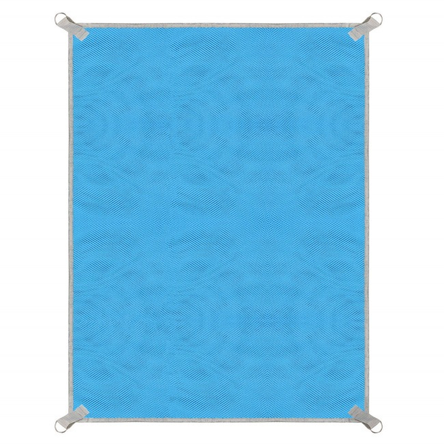 Koc plażowy Springos dwuwarstwowy 200 x 150 cm niebieski (5907719435503) - obraz 1
