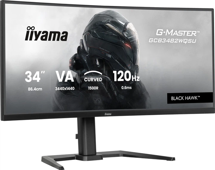 Монітор 34" iiyama G-Master GCB3482WQSU-B1 - зображення 2