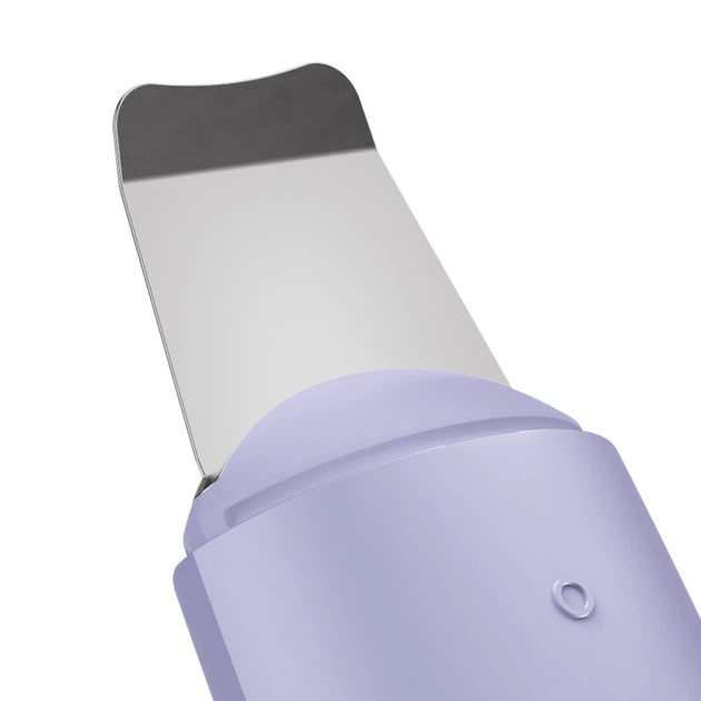 Мікрострумовий скрабер для шкіри та усунення чорних цяток GESKE MicroCurrent Skin Scrubber&Blackhead Remover 9в1 апарат для чистки обличчя та ліфтингу скребок пристрій для видалення чоних точок розгладження шкіри та усунення зморшок масаж Фіолетовий - изображение 5