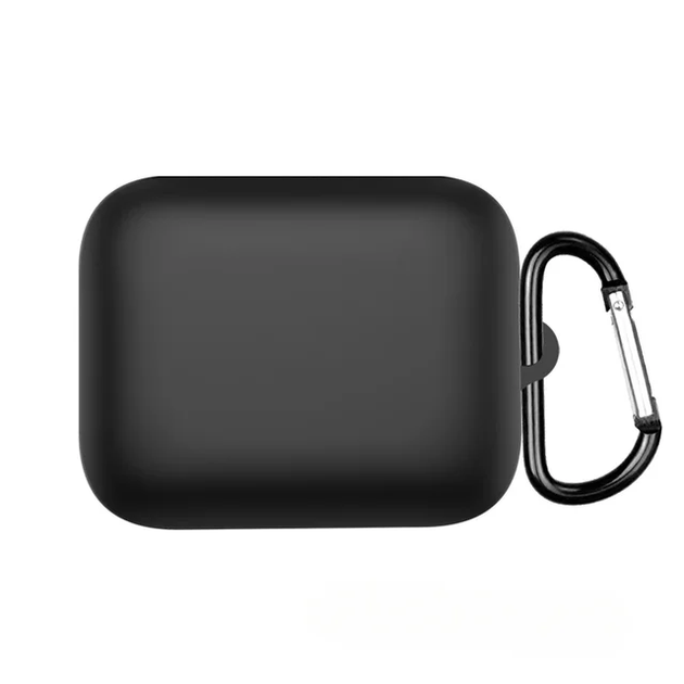 Чохол-накладка CDK для Realme Buds Air 7 Pro | Silicone Candy Friendly з карабіном (021644) (black) - зображення 2