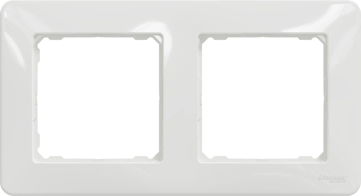 Двойная рамка Schneider Electric Sedna Design универсальная Белая (SDD311802) - изображение 2