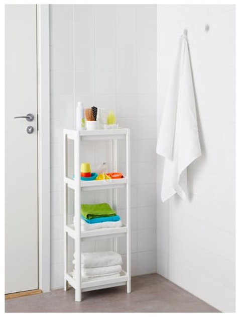 Regał IKEA VESKEN 37x23x101 cm Biały (403.078.66) - obraz 5