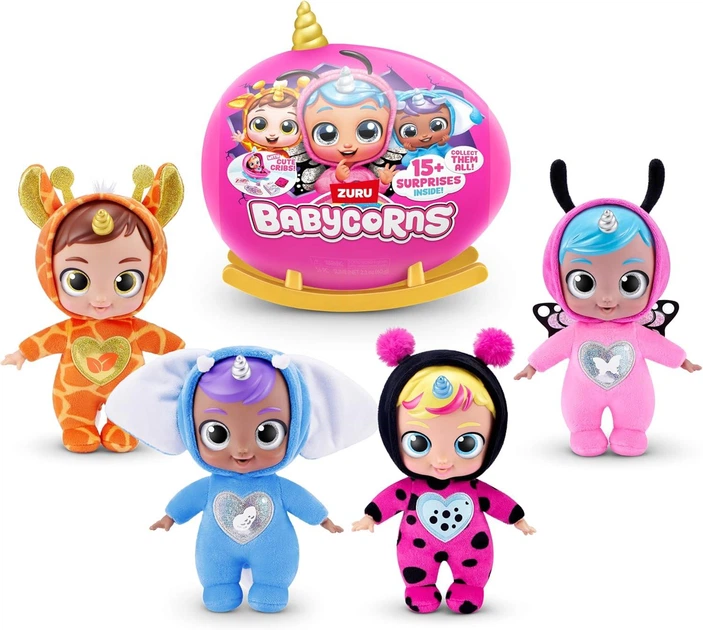 Игрушка-сюрприз Babycorns-D Кукла Жираф 92107D - изображение 6