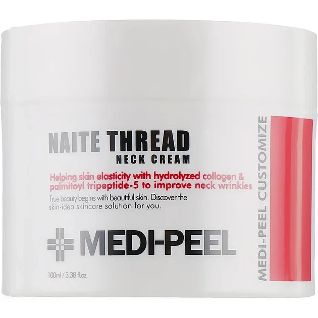 Крем для шеи и декольте Антивозрастной Medi-Peel Premium Collagen Naite Thread Neck Cream 2.0 100мл - Фото 1 Крем для шеи и декольте Антивозрастной Medi-Peel Premium Collagen Naite Thread Neck Cream 2.0 100мл - изображение 1