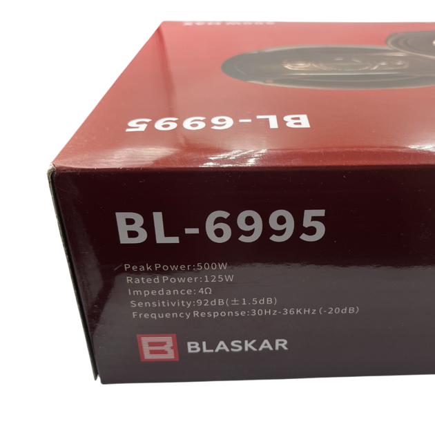 Автомобильная автоакустика 6 на 9 дюймов овалы коаксиальная 12V BLASKAR BL-6995 - изображение 8