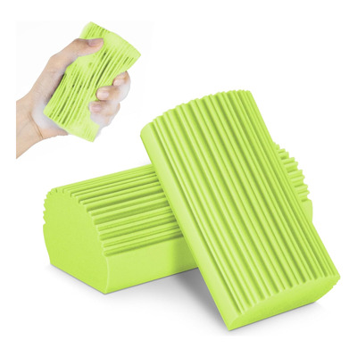 Губка для пыли Scrub Daddy Dump Duster чистящая губка для уборки ПВА Зеленый - изображение 2