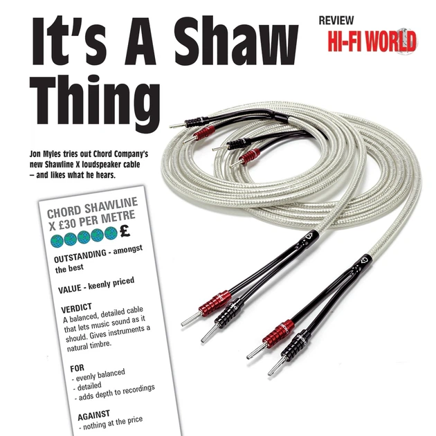 Кабель акустичний Chord ShawlineX Speaker Cable 3m - изображение 5