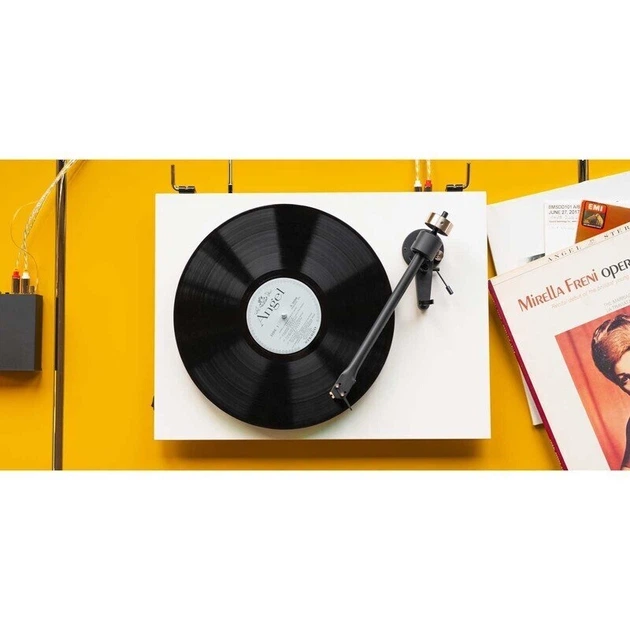 Програвач вінілу Pro-Ject T2 Satin White з картриджем Rainier - зображення 5