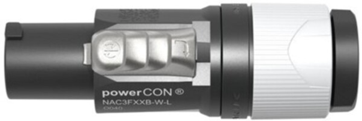 Роз'єм Neutrik powerCON NAC3FXXB-W-L - зображення 2