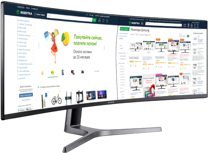 Монітор 49" Odyssey C49RG90SSI HDR1000 FreeSync2 - зображення 3