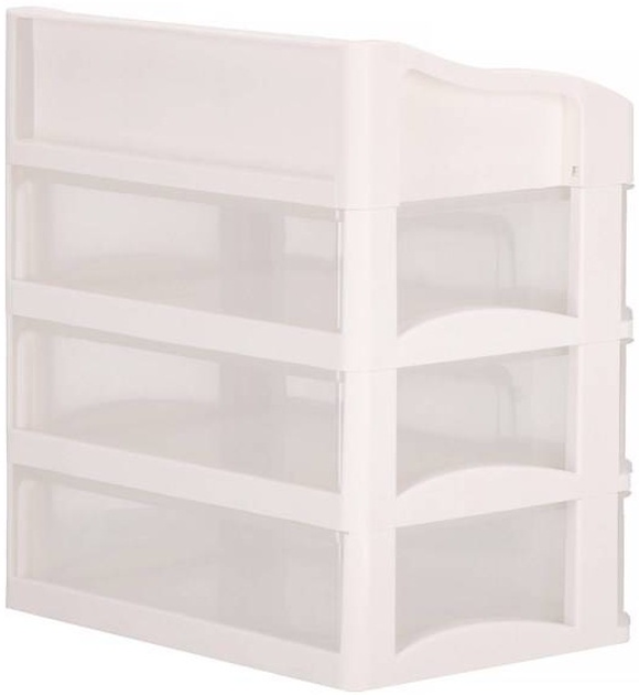 Organizer na kosmetyki Springos HA1091 mleczny 31 x 26.5 x 19.5 cm (5907719433912) - obraz 4