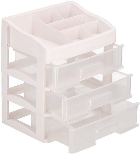 Organizer na kosmetyki Springos HA1091 mleczny 31 x 26.5 x 19.5 cm (5907719433912) - obraz 6