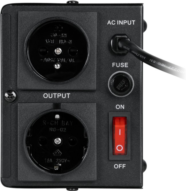 Automatyczny stabilizator napięcia Kemot SER-1000-W 1000VA 8% (5901890115926) - obraz 3