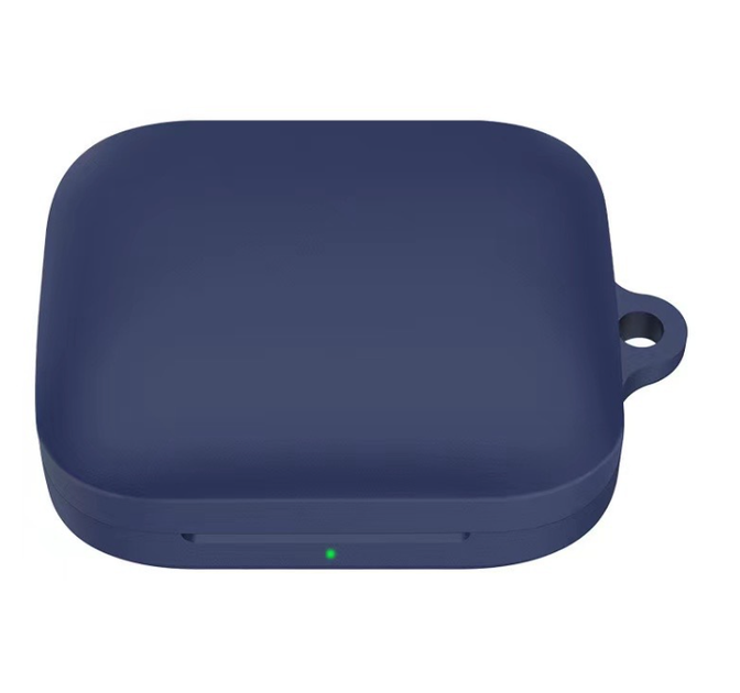 Чехол-накладка DK для OnePlus Buds 3 | Silicone Candy Friendly с карабином (dark blue) - Фото 2 Чехол-накладка DK для OnePlus Buds 3 | Silicone Candy Friendly с карабином (dark blue) - изображение 2