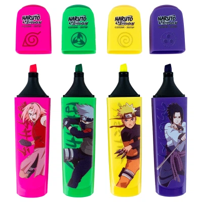 Набір маркерів Kite Highlighter Naruto, набір з 4-х кольорів (NR24-444) - зображення 3