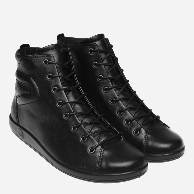 Trzewiki damskie skórzane ECCO Soft 2.0 20652356723 42 27.5 cm Czarne (737431622814) - obraz 3