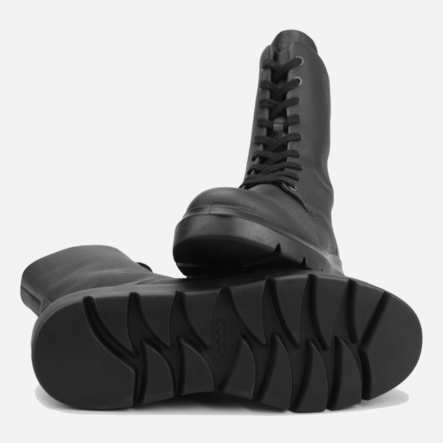 Glany damskie skórzane wysokie ECCO Nouvelle 21621301001 36 23 cm Czarne (194890904644) - obraz 5