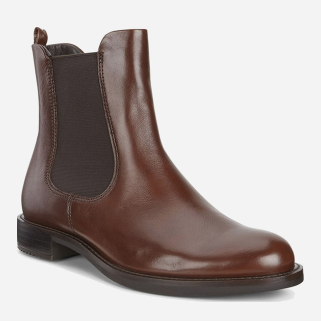 Sztyblety damskie skórzane ECCO Sartorelle 25 26650301014 39 25 cm Brązowe (809702438421) - obraz 3