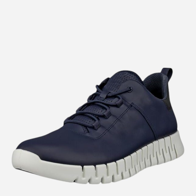 Sneakersy męskie skórzane ECCO Gruuv 52520450595 46 Granatowe (194891177078) - obraz 2